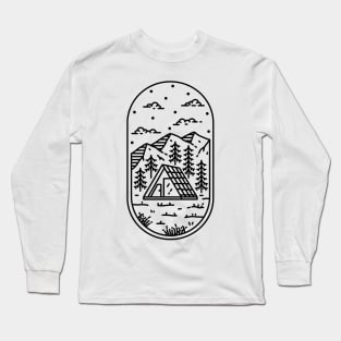 Home Cabin Mountain Long Sleeve T-Shirt